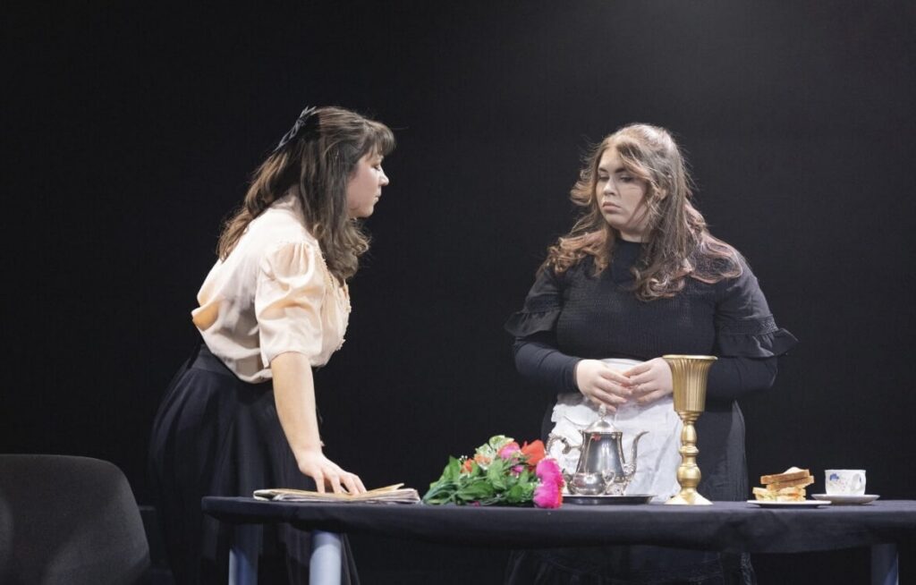 Chloe performs on stage in her level 5 play
