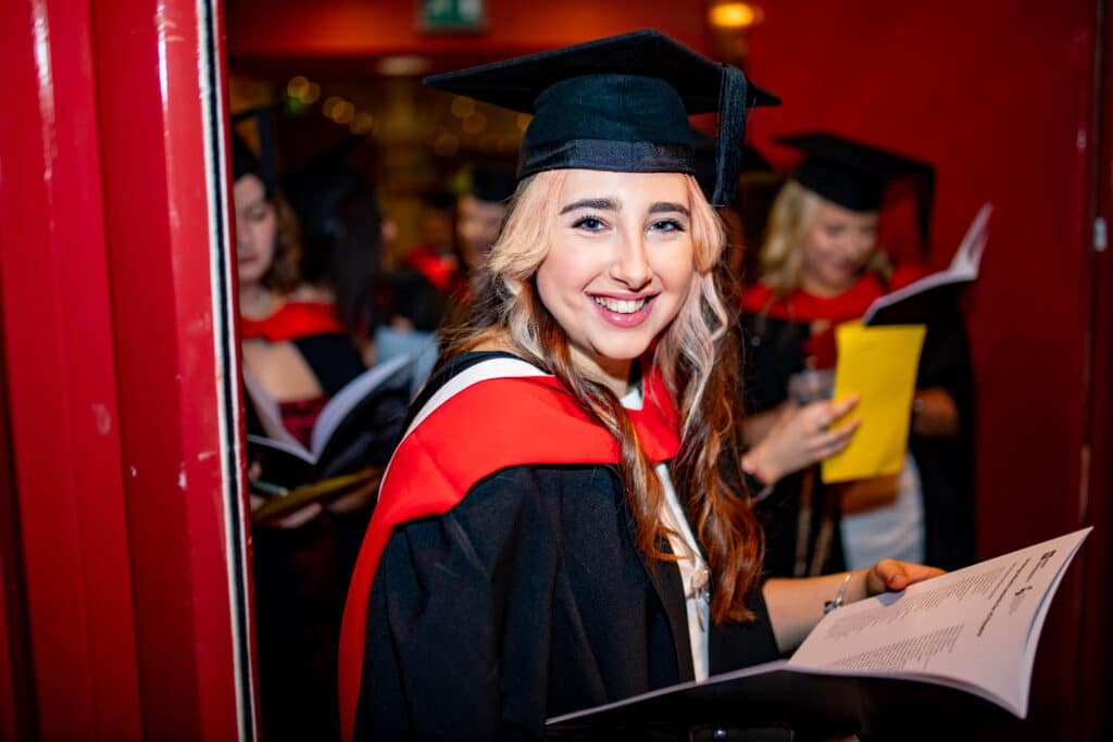 Happy Performers College Brighton student at graduation