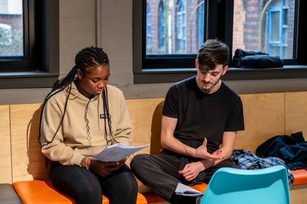 Performers College in class acting students 4