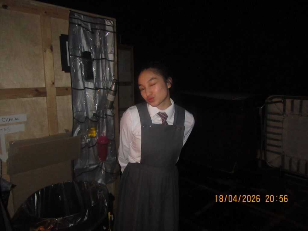 Nicole Manumbre in costume for the show